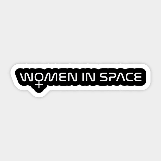 Women in Space Sticker by photon_illustration